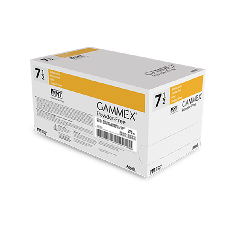 安思爾GAMMEX AMT 4152AMT無(wú)粉乳膠外科手套圖片1