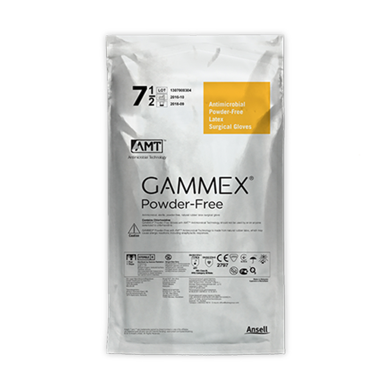 安思爾GAMMEX AMT 4152AMT無(wú)粉乳膠外科手套圖片2