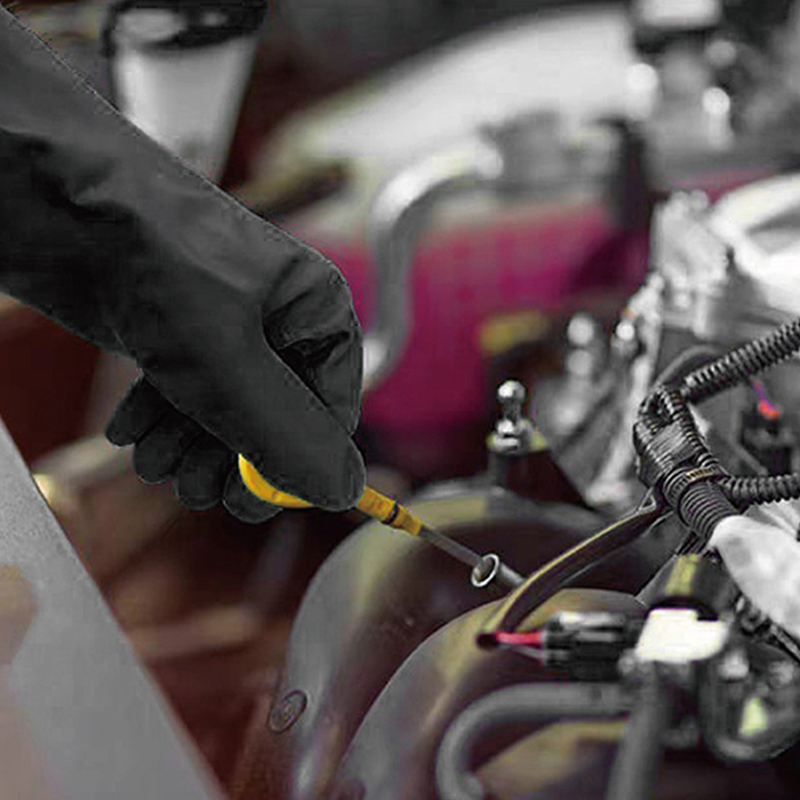 定和DH6125氯丁橡膠手套耐酸堿防化手套圖片1