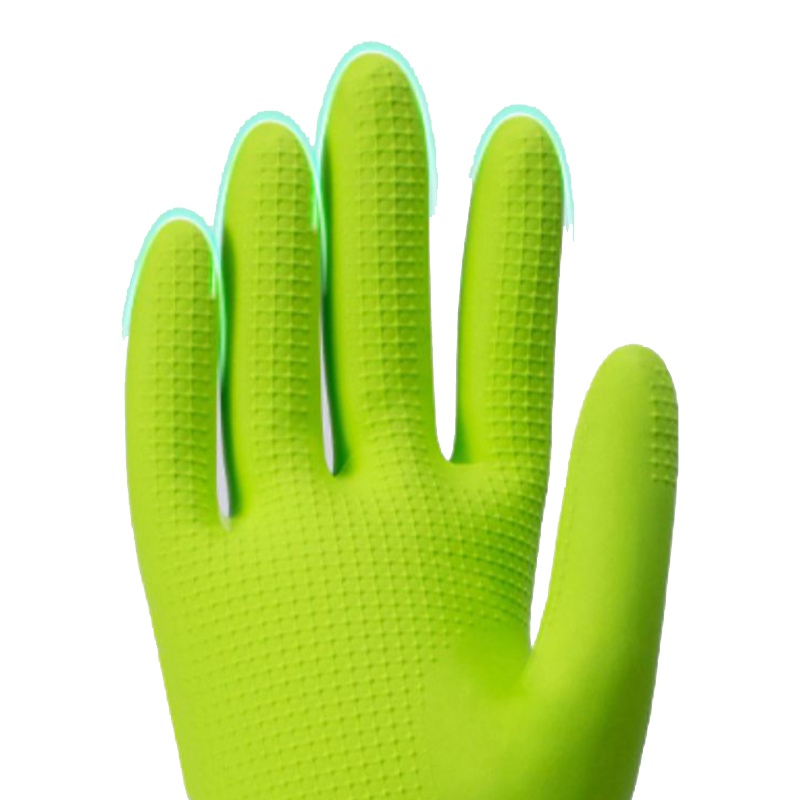 雪蓮BR-002丁腈橡膠光里食品級網(wǎng)紋防滑防護手套圖片3