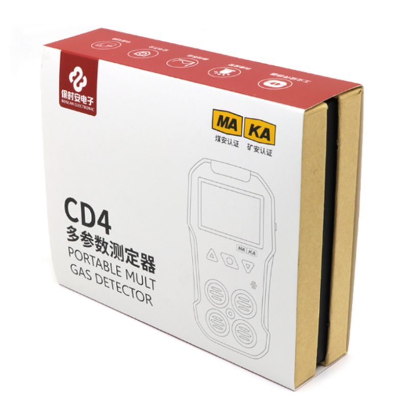 保時安CD4擴散式四合一多參數(shù)氣體測定器圖片3