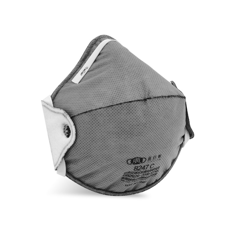 YICHITA宜啟戴YQD8577C頭帶式杯型帶閥有機(jī)蒸氣KP95防塵口罩圖片2