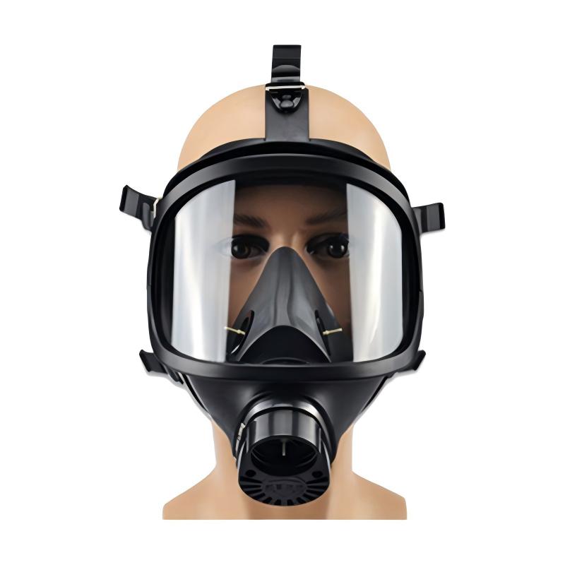 邦固MF14橡膠單濾罐可通訊全面罩防毒面具圖片1