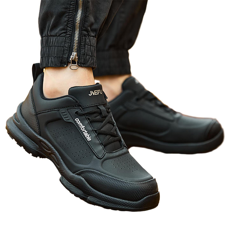 杰孚JF-886-1超纖皮防砸防刺穿6KV絕緣防滑安全鞋圖片3