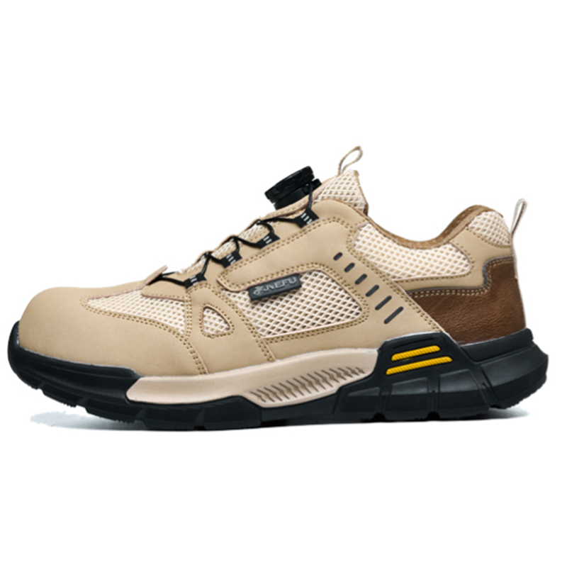 杰孚JF-883飛織網(wǎng)超纖皮防砸防刺穿6KV絕緣安全鞋圖片2