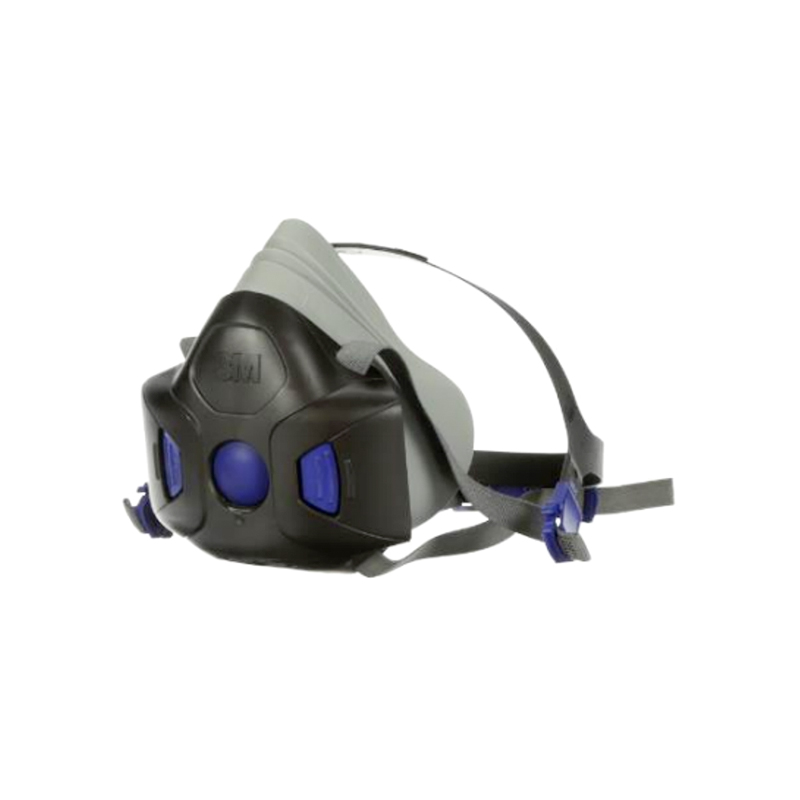 3M HF-801硅膠半面罩防毒面具小號(hào)Secure Click面罩本體