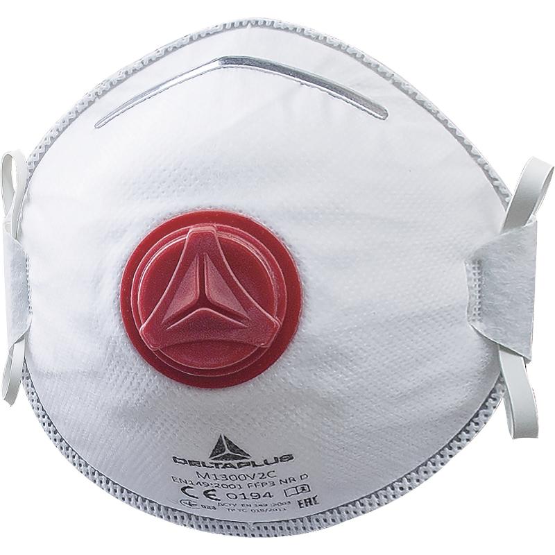 代爾塔M1300V2C無紡布帶閥防塵口罩