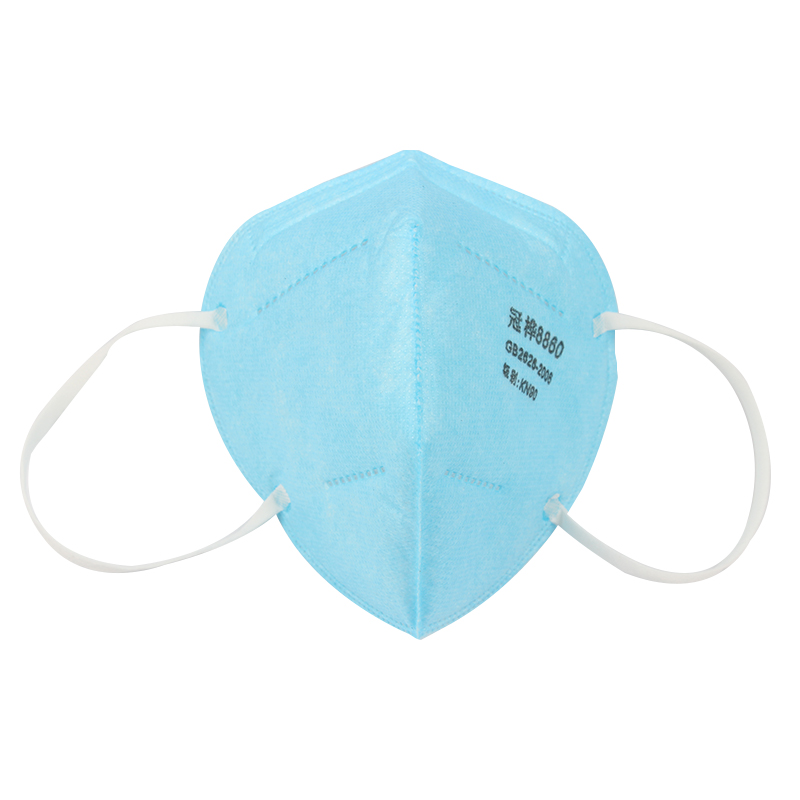 冠樺8860藍(lán)色耳帶式KN90防塵口罩