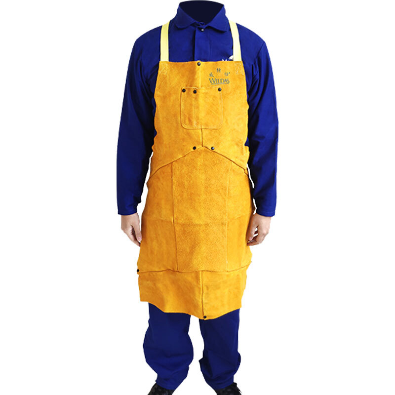 威特仕44-2136皮護(hù)胸防火阻燃圍裙