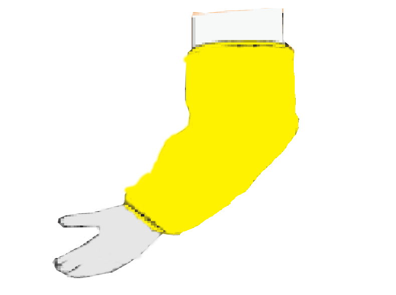 微護(hù)佳YE30-W-99-600-00 MC3000黃色防化套袖