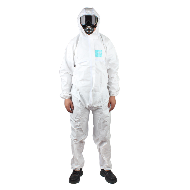 微護(hù)佳MG2000白色增強(qiáng)型膠條連體防護(hù)服WH20-T-99-111-02