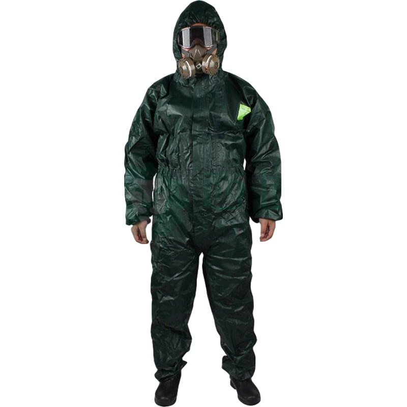 微護佳MC4000 GR40-T-99-111-03綠色雙袖連體防護服