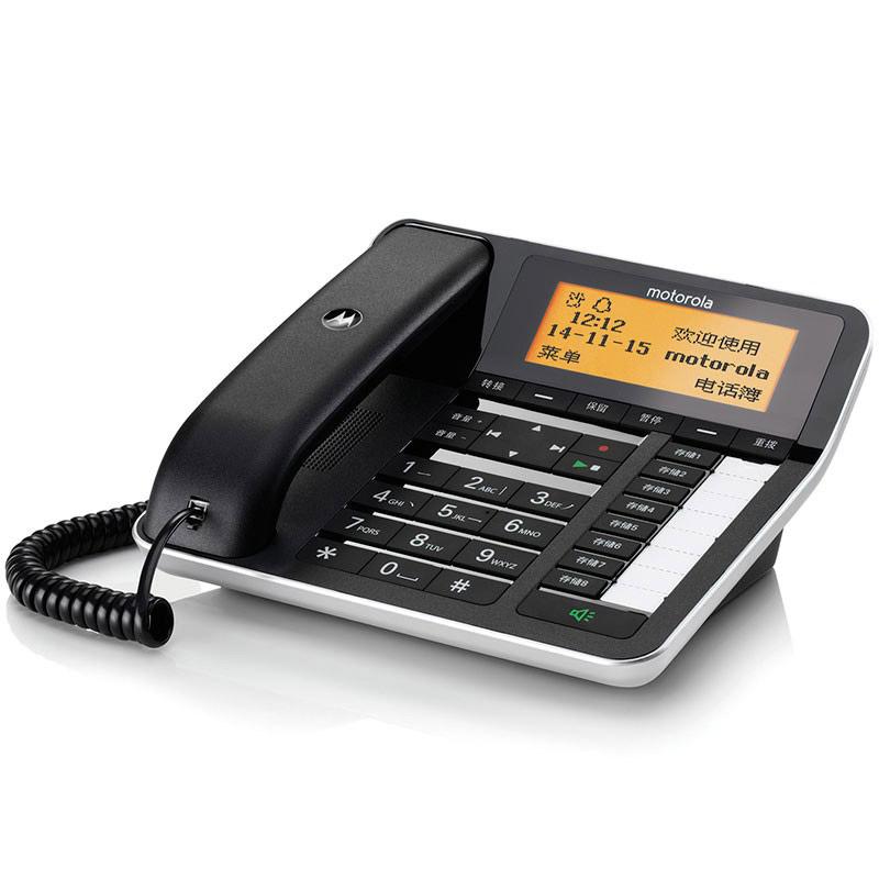 摩托羅拉來電顯示插卡錄音電話機(jī)CT700C
