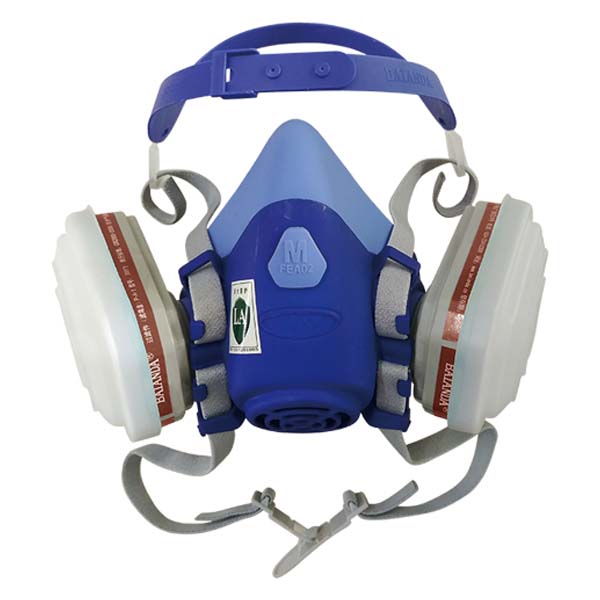 百安達FC31360硅膠雙濾盒過濾式防毒面具