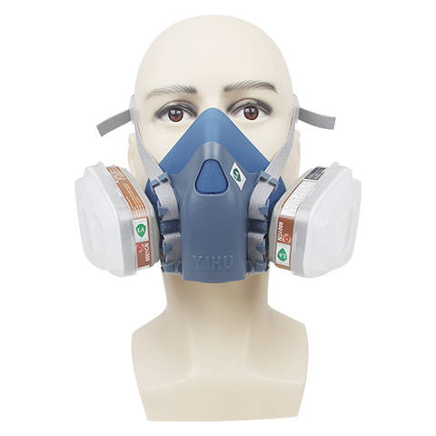 一護(hù)9207P型硅膠雙濾盒過濾式防毒面具套裝