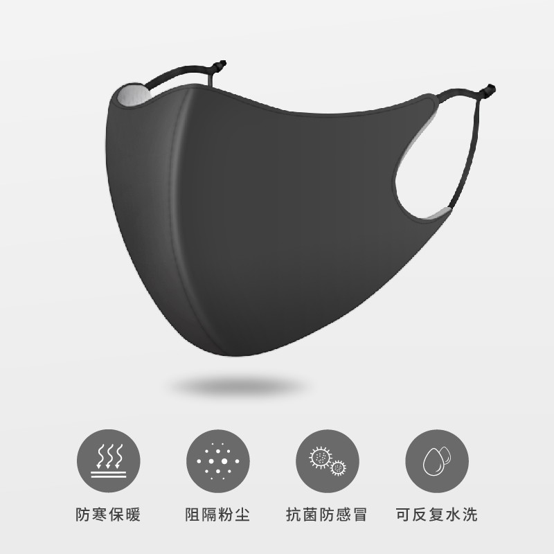 松研兒童折疊式時(shí)尚防塵保暖口罩