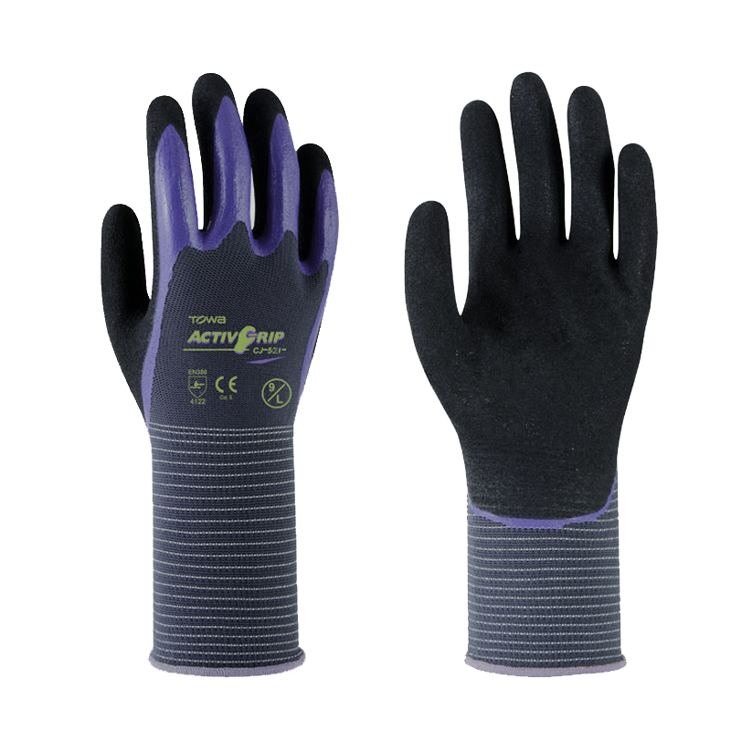 TOWA 521丁腈涂層耐磨防割勞保手套