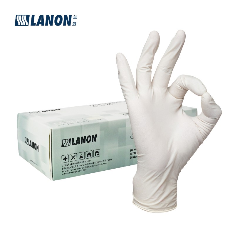 LANON蘭浪LD11食品級(jí)一次性乳膠手套