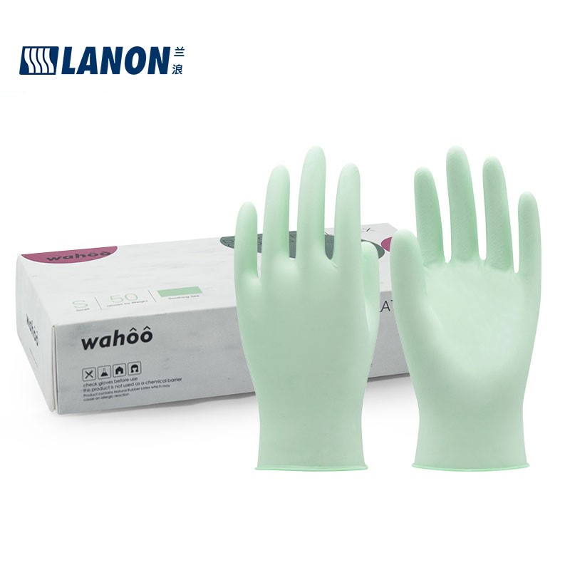 LANON蘭浪WD51加厚一次性乳膠手套