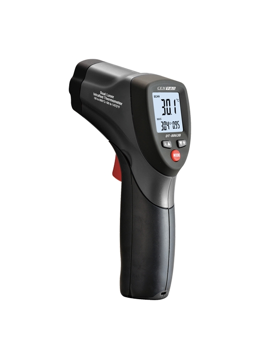 華盛昌DT-8863B專業(yè)型雙激光快速型紅外線測(cè)溫儀