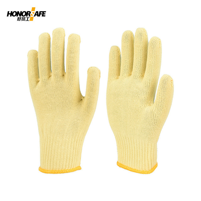 好員工F002黃色四級(jí)防割手套