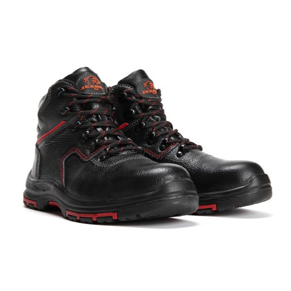 華信吉豹X7310S中幫防砸防穿刺防靜電防滑耐磨耐油安全鞋