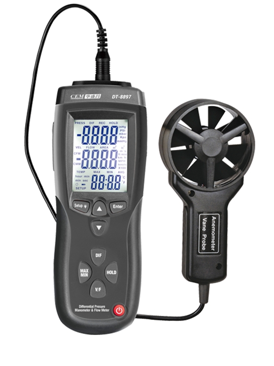 華盛昌DT-8897多功能便攜手持式風(fēng)速儀