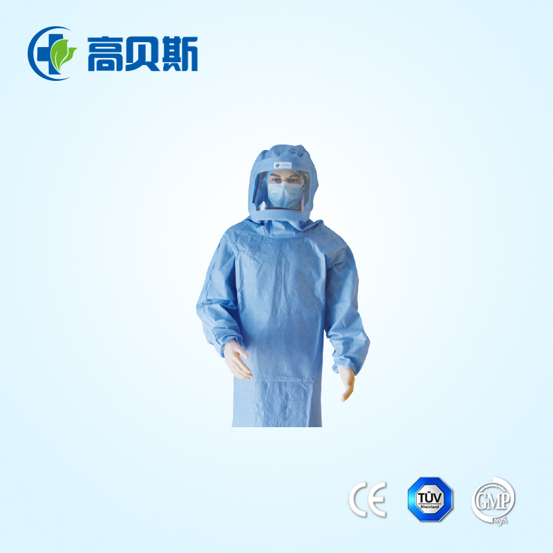 高貝斯頭套式手術(shù)衣