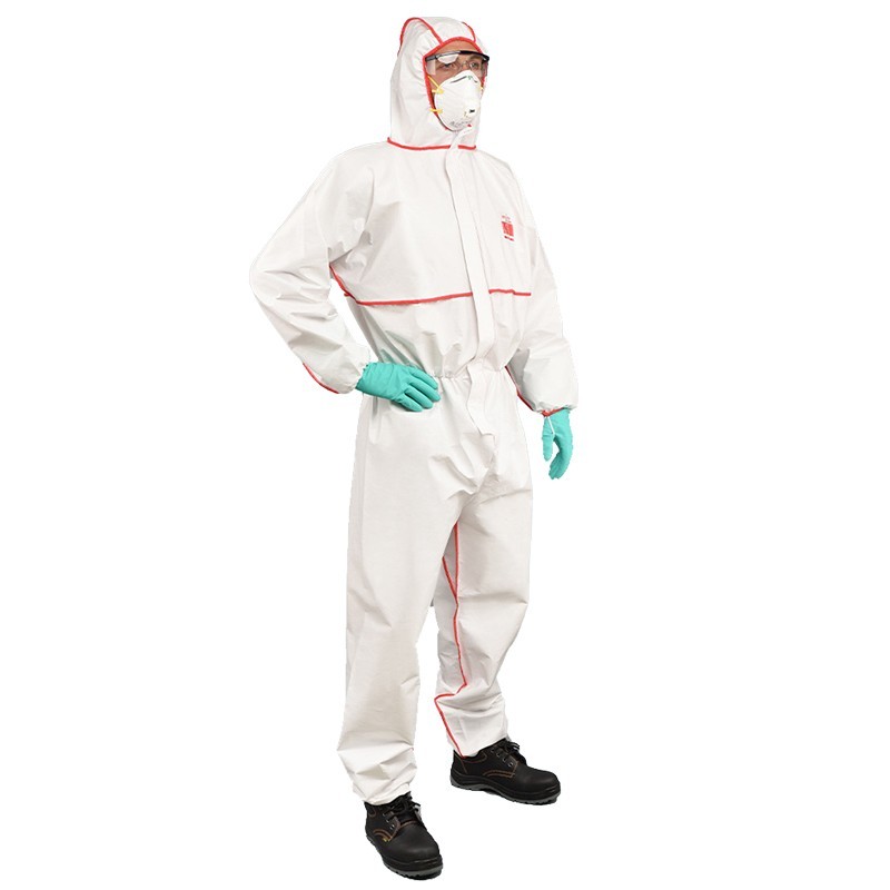 坤澤爾K2000B白色連帽防護(hù)服