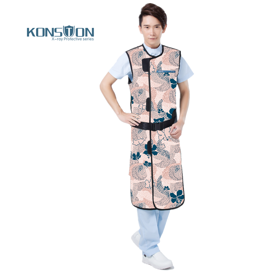 康仕盾LF001A連體雙面式無袖防護(hù)無鉛鉛衣