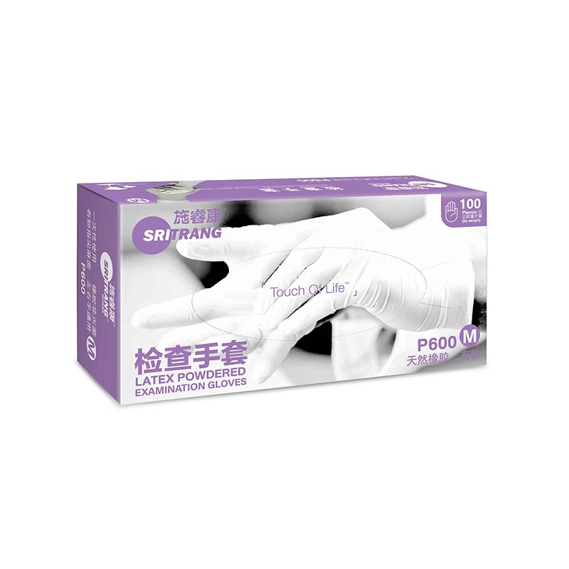 施?？礟600天然乳膠檢查手套