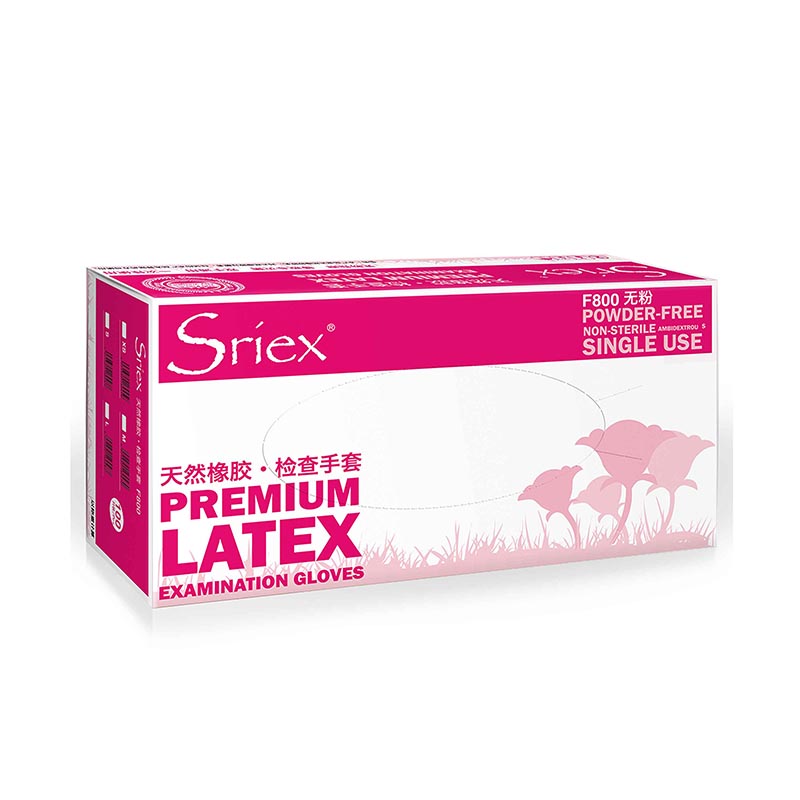 施?？礢riex F800天然乳膠檢查手套
