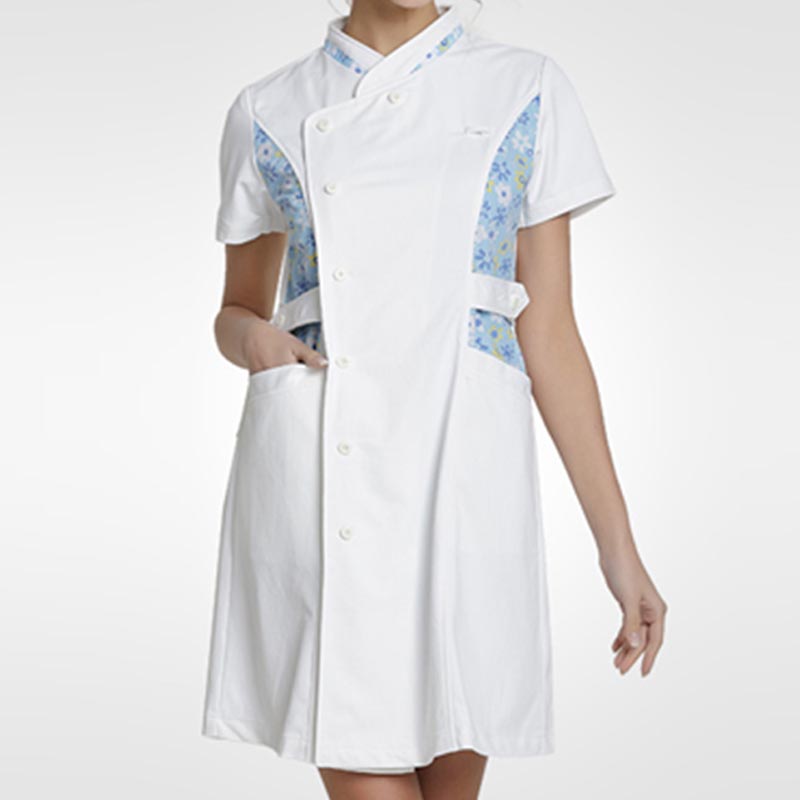 樂(lè)倍康NA125花雨短袖護(hù)士裙 