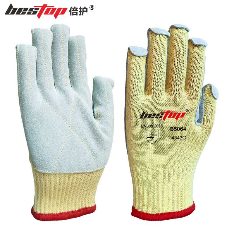 bestop倍護(hù)B5064芳綸貼皮4級防割手套