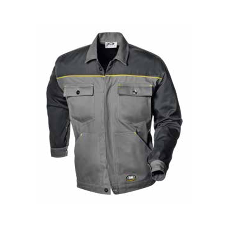 思而MCC114BL黑灰色滌棉短夾克