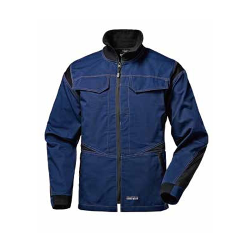 思而MC2534Q3藍(lán)黑色滌棉功能性多口袋夾克