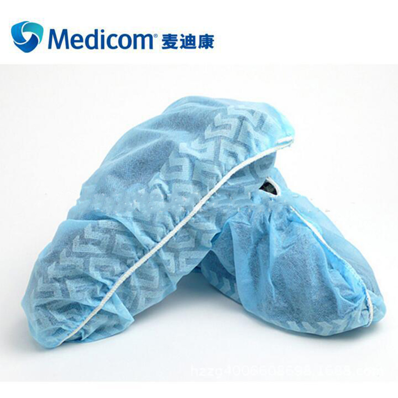 麥迪康8007藍(lán)色防靜電防滑鞋套一次性鞋套