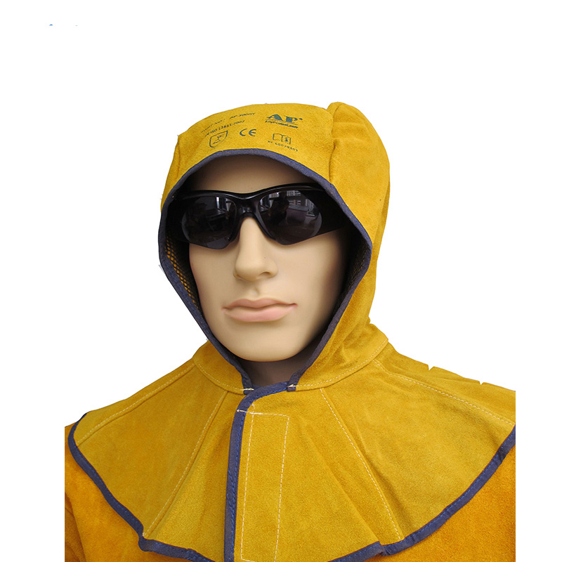 友盟AP-3000Y金黃色皮全護(hù)式焊帽