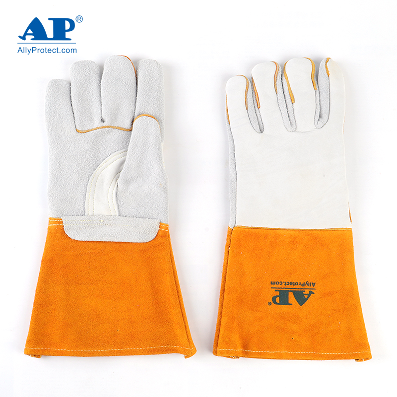 友盟AP-2855耐高溫野牛青皮電焊手套