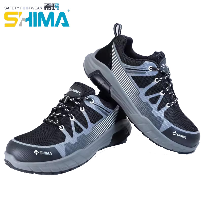 SHIMA?，擠C6508-3防滑耐油防砸防刺穿電絕緣安全鞋