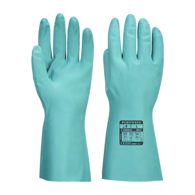 波偉斯特Portwest A812 Nitrosafe Plus長(zhǎng)筒防化手套