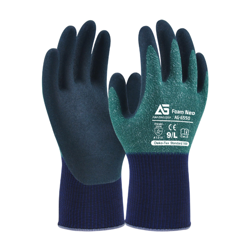 護(hù)享AG-6550丁腈磨砂涂層勞保手套