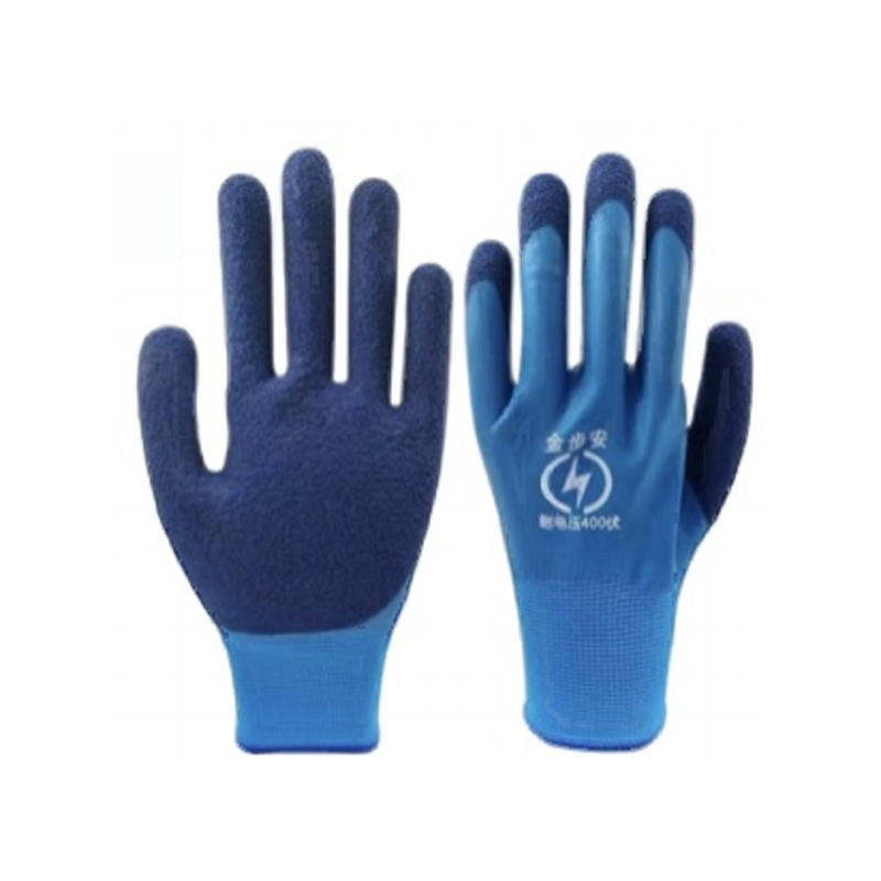 金步安橡膠涂層絕緣手套400V雙面絕緣款