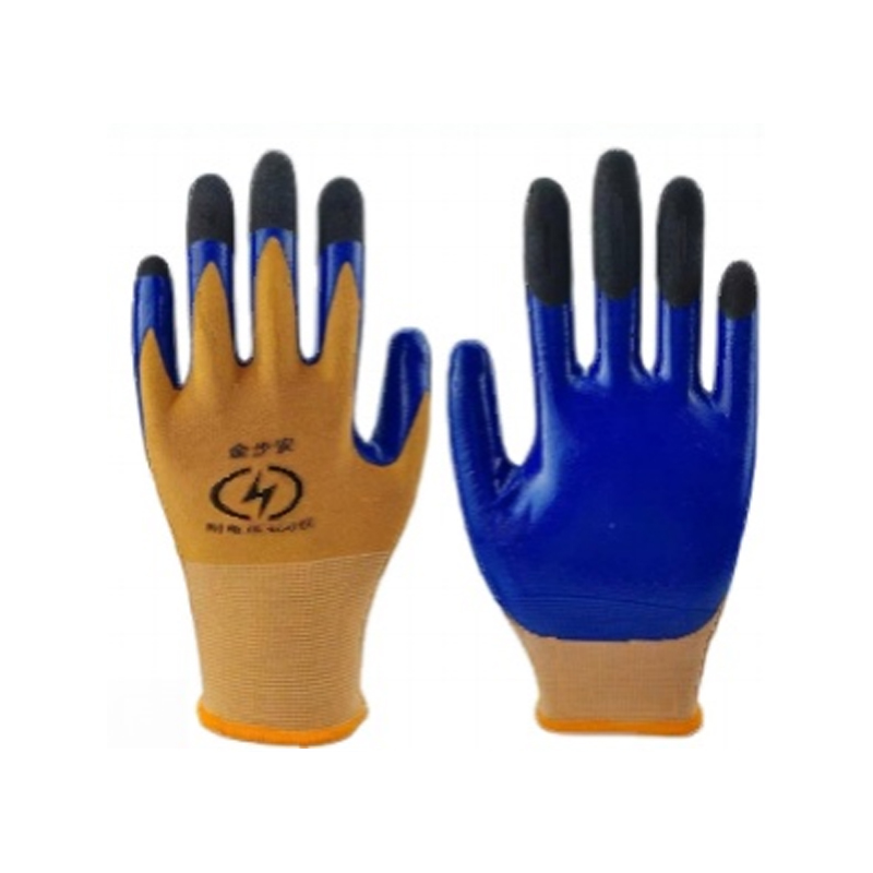 金步安橡膠涂層絕緣手套400V可觸屏款