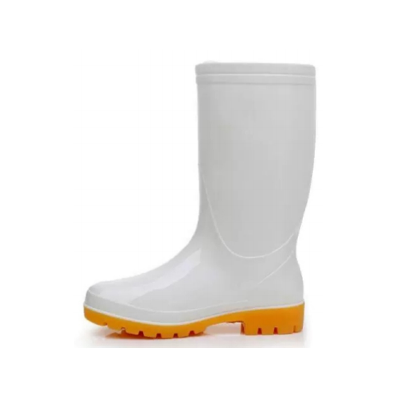 金步安白色中筒食品安全靴