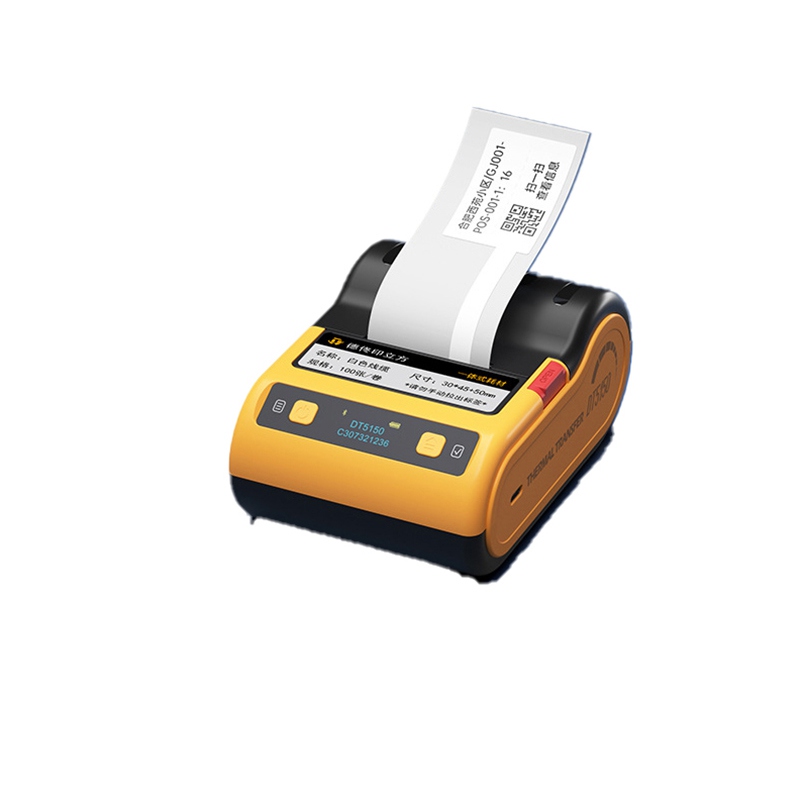 DTPrinter德佟DT5150手持小型藍(lán)牙一體式熱轉(zhuǎn)印通信線纜標(biāo)簽打印機(jī)