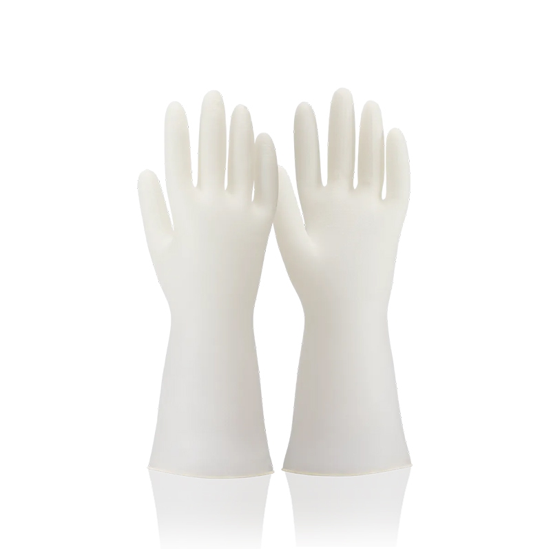 雪蓮11032丁腈乳膠食品級(jí)防滑鉆石紋手套