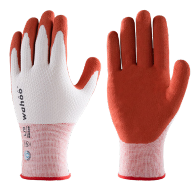 LANON蘭浪HG39蜂巢系列乳膠涂層操作手套