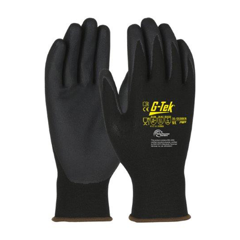 PIP 31-5130ER 15針環(huán)保紗掌浸丁腈發(fā)泡通用手套