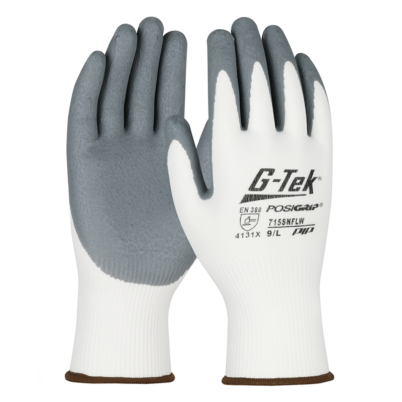 PIP 715SNFLW 15針尼龍掌浸丁腈發(fā)泡通用手套